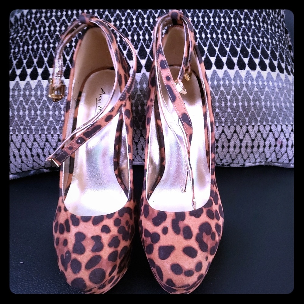 Leopard prints Anne Michelle shoes